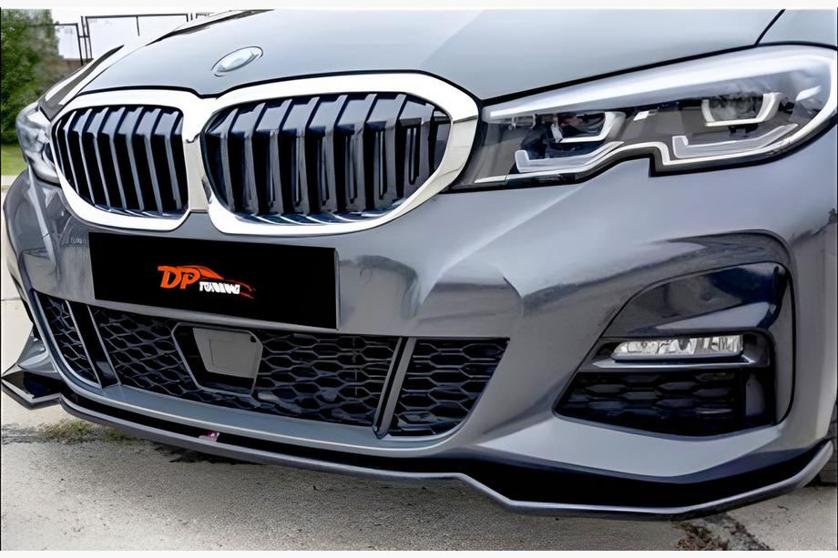 BMW 3-serien G20/G21 2018– Främre lipspoiler DPT V-2 (glanssvart) Image