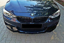 BMW 4-serie F32/F33/F36 2012–2020 Frontläpp DPT V-2 (till M-Sport, glanssvart) foto 3