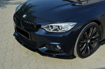 BMW 4-serie F32/F33/F36 2012–2020 Frontläpp DPT V-2 (till M-Sport, glanssvart) foto 1
