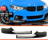 BMW 4-serie F32/F33/F36 2012–2020 Främre frontläpp DPT V-4 (för M Technic, svart högglans) foto 1