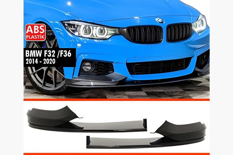 BMW 4-serie F32/F33/F36 2012–2020 Främre frontläpp DPT V-4 (för M Technic, svart högglans) Image