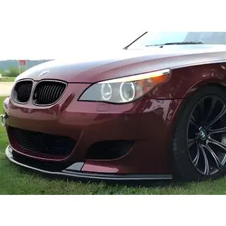 Främre lipsplitter DPT (utan fenor, för M5 Hamann, blanksvart) foto 1