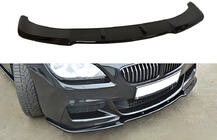 BMW 6-serien F12/F13/F06 2011–2018 DPT främre läppspoiler (för M Performance, svart högglans) foto 1