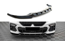 BMW X6 G06 2019–2027 DPT V-1 främre läppspoiler (för M, blanksvart) foto 1