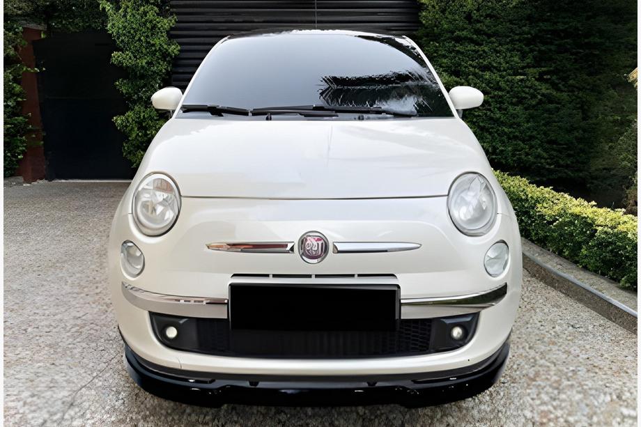 Fiat 500/500L 2013–2022 DPT främre stötfångarläpp (svart högglans) Image