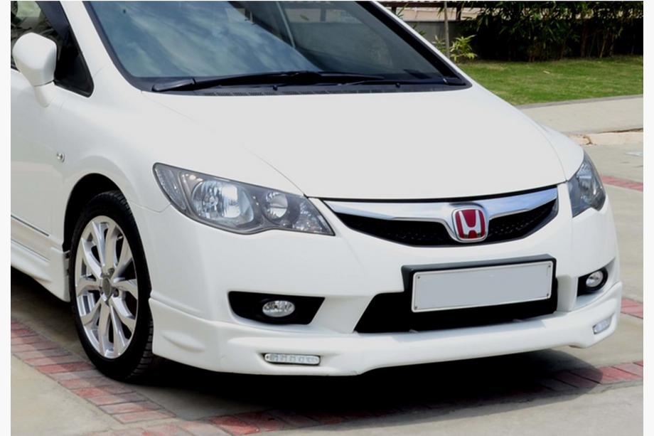 Honda Civic Sedan VIII 2006–2011 DPT front läppspoiler till stötfångare (2009-2011, för lackering) Image