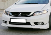 Honda Civic Sedan IX 2011–2016 Främre läppspoiler till stötfångare DPT (för lackering) foto 1