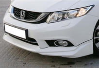 Honda Civic Sedan IX 2011–2016 Främre läppspoiler till stötfångare DPT (för lackering) foto 2