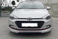 Hyundai I-20 2014–2020 DPT främre stötfångarläpp (svart högglans) foto 2