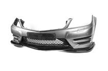 Mercedes C-klass W204 2007–2015 Frontläpp till stötfångare DPT V2 (2011-2015, glanssvart) foto 10