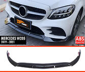 Mercedes C-class W205 2014–2021 DPT frontläpp till stötfångare (2019-2021, endast för AMG-Line, svart högglans) foto 2