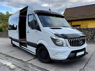 Mercedes Sprinter W906 2006–2018 DPT främre stötfångarläpp (svart högglans) foto 4
