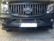Mercedes Sprinter W906 2006–2018 DPT främre stötfångarläpp (svart högglans) foto 9