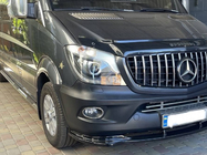 Mercedes Sprinter W906 2006–2018 DPT främre stötfångarläpp (svart högglans) foto 11