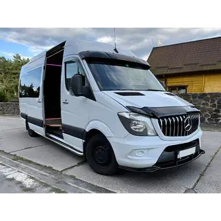 DPT främre stötfångarläpp (svart högglans) Mercedes Sprinter W906 2006–2018 foto 4