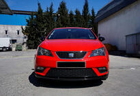 Seat Ibiza 2010–2017 Frontlip spoiler DPT V-1 (svart högblank) foto 1
