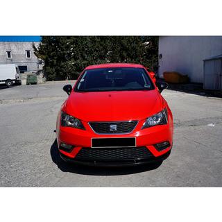 Frontlip spoiler DPT V-1 (svart högblank) Seat Ibiza 2010–2017 foto 3