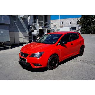 Frontlip spoiler DPT V-1 (svart högblank) Seat Ibiza 2010–2017 foto 2