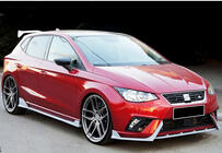 Seat Ibiza 2010–2017 Främre lipspoiler DPT V-2 (glanssvart) foto 2