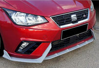 Seat Ibiza 2010–2017 Främre lipspoiler DPT V-2 (glanssvart) foto 1
