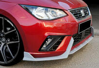 Seat Ibiza 2010–2017 Främre lipspoiler DPT V-2 (glanssvart) foto 11