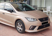 Seat Ibiza 2010–2017 DPT V-3 frontlip (blank svart) foto 2