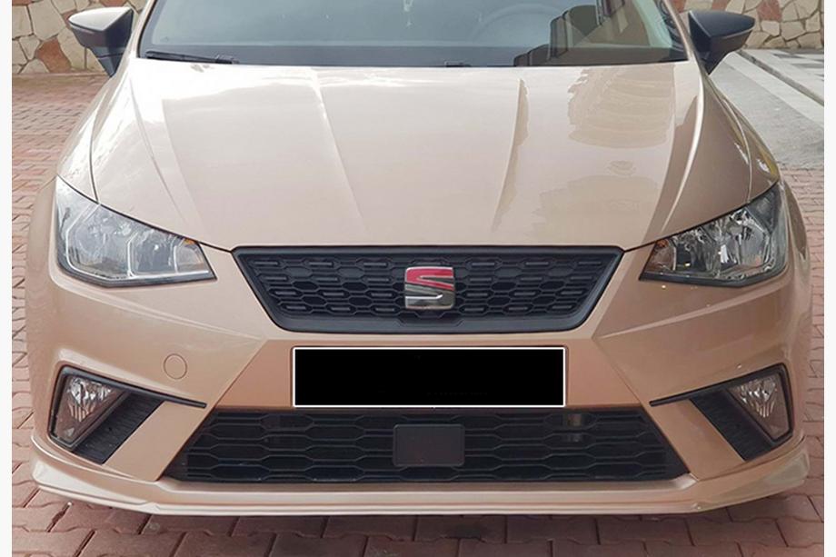 Seat Ibiza 2010–2017 DPT V-3 frontlip (blank svart) Image