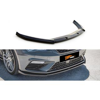 DPT frontläpp till stötfångare (2017-2020, högglans svart) Seat Leon 2013–2020