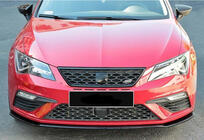 Seat Leon 2013–2020 Främre läppspoiler DPT (Cupra, 2017-2020, blanksvart) foto 2