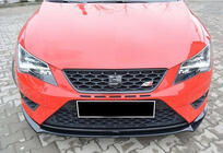 Seat Leon 2013–2020 Frontläpp / splitter DPT (Cupra, 2013-2016, svart högglans) foto 3