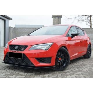Frontläpp / splitter DPT (Cupra, 2013-2016, svart högglans) Seat Leon 2013–2020 foto 2