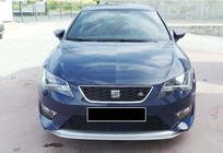 Seat Leon 2013–2020 Främre läppspoiler DPT V-2 (2013-2016, blank svart) foto 1