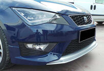 Seat Leon 2013–2020 Främre läppspoiler DPT V-2 (2013-2016, blank svart) foto 4