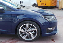 Seat Leon 2013–2020 Främre läppspoiler DPT V-2 (2013-2016, blank svart) foto 5