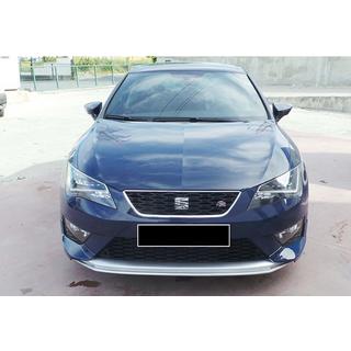 Främre läppspoiler DPT V-2 (2013-2016, blank svart) Seat Leon 2013–2020 foto 1