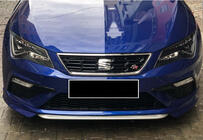 Seat Leon 2013–2020 Främre läppspoiler DPT V-1 (2017-2020, svart högglans) foto 2
