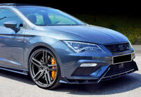 Seat Leon 2013–2020 Frontläpp DPT V-3 (2017-2020, blanksvart) foto 2