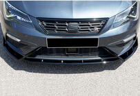 Seat Leon 2013–2020 Frontläpp DPT V-3 (2017-2020, blanksvart) foto 1