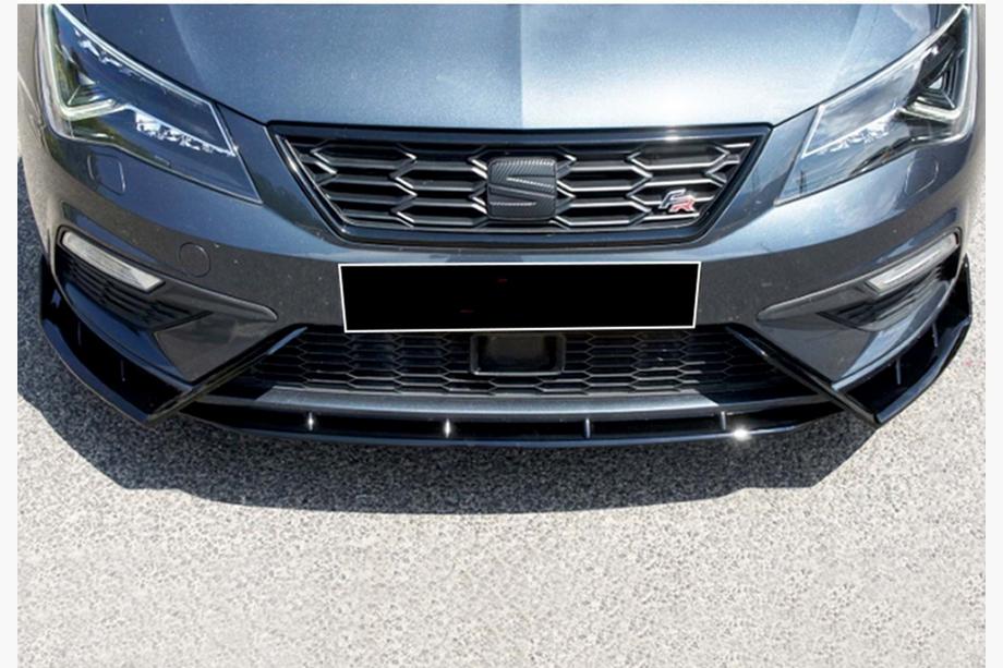 Seat Leon 2013–2020 Frontläpp DPT V-3 (2017-2020, blanksvart) Image