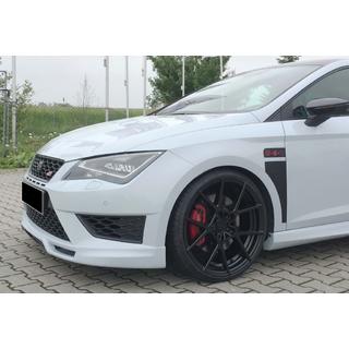 Frontlip spoiler DPT V-5 (2017-2020, svart högglans) foto 2