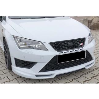 Frontlip spoiler DPT V-5 (2017-2020, svart högglans) foto 1
