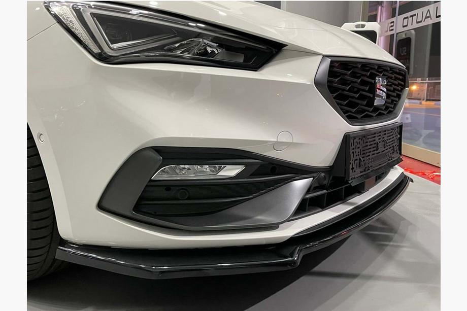 Seat Leon 2020– Främre lipspoiler DPT V-2 (glanssvart) Image