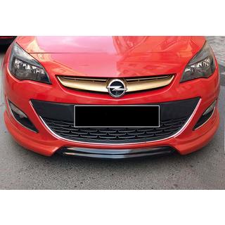 Frontlip spoiler DPT V-1 (svart högblank) Opel Astra J 2009–2015 foto 1
