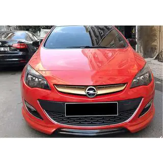 Frontlip spoiler DPT V-1 (svart högblank) Opel Astra J 2009–2015 foto 2