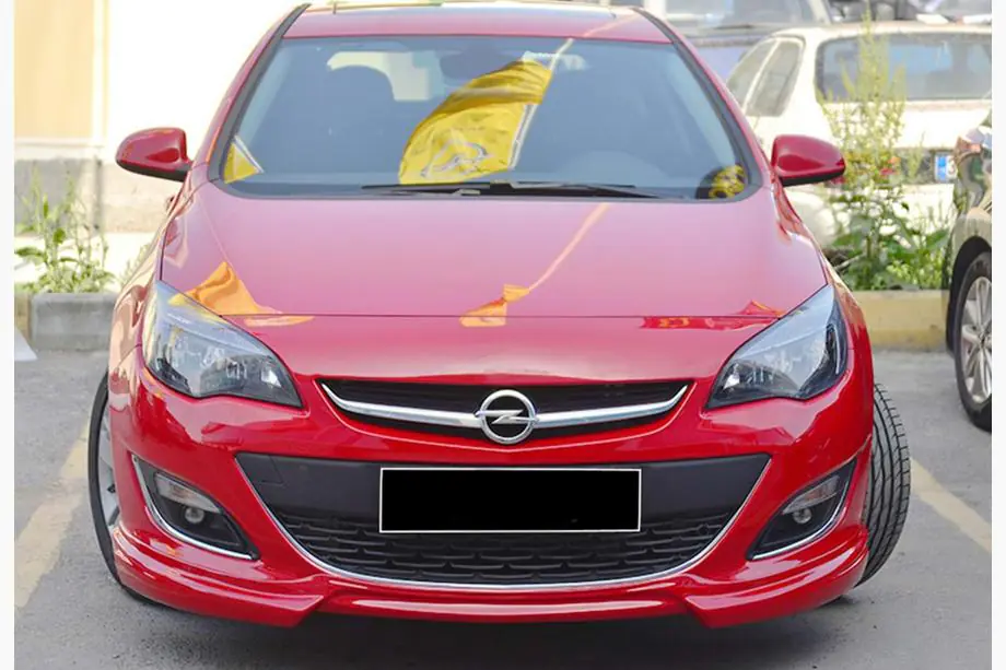 Opel Astra J 2009–2015 Främre läppspoiler DPT V-3 (för lackering) Foto 2