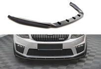 Skoda Octavia III A7 2013–2019 Frontlip DPT V-2 (för RS, 2013-2017, högglans svart) foto 1