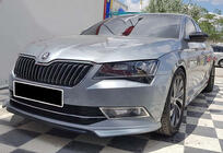 Skoda Superb 2015–2024 Främre läppspoiler DPT V-1 (2015-2020, svart högglans) foto 4