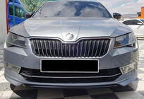 Skoda Superb 2015–2024 Främre läppspoiler DPT V-1 (2015-2020, svart högglans) foto 3