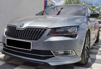 Skoda Superb 2015–2024 Främre läppspoiler DPT V-1 (2015-2020, svart högglans) foto 1