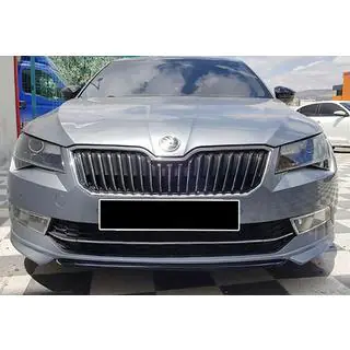 Främre läppspoiler DPT V-1 (2015-2020, svart högglans) Skoda Superb 2015–2024 foto 3